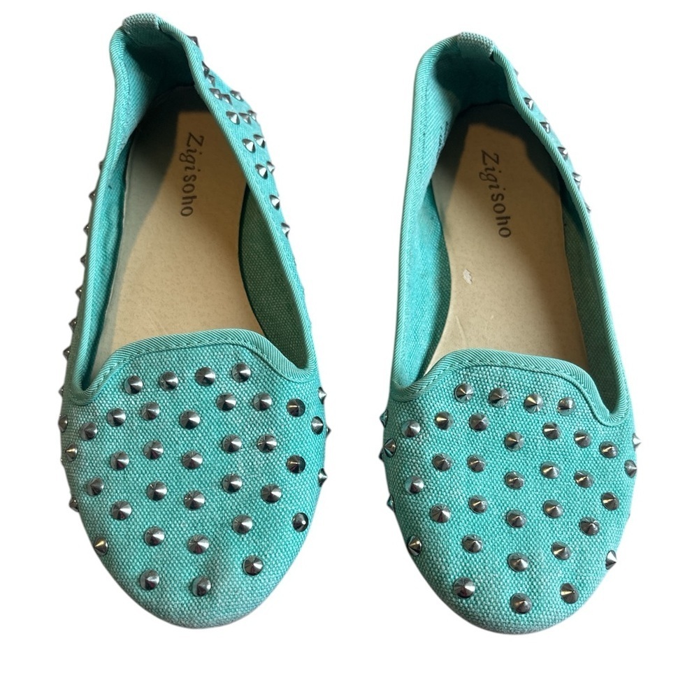 4/$25 Zigisoho Smokey Spiked Flats‎ - 7